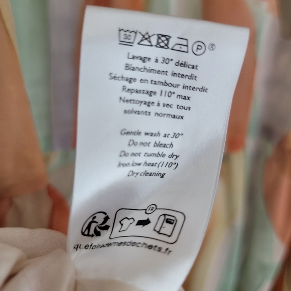 Sezane Andreanne Dress in Leaves size 42 - Picture 12 of 13